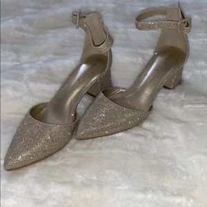 Gold Sparkly Greatonu Heels